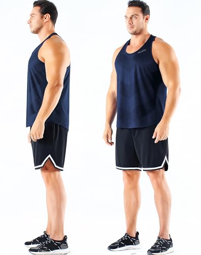 NELEUS Men's Dry Fit Long Sleeve Athletic Running Shirts