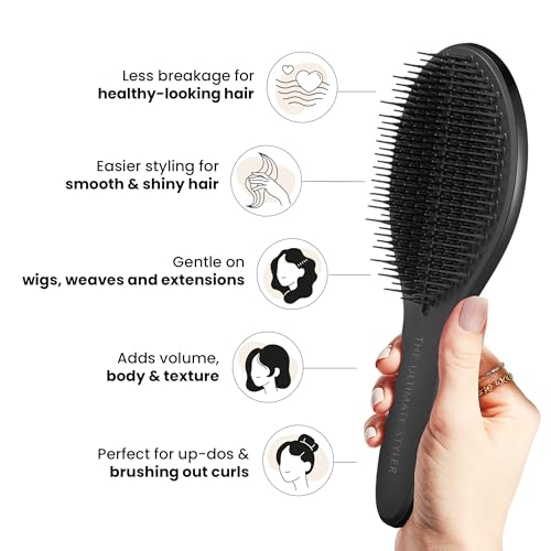 Tangle Teezer The Ultimate Styler Preto - Escova de Cabelo para Finalização