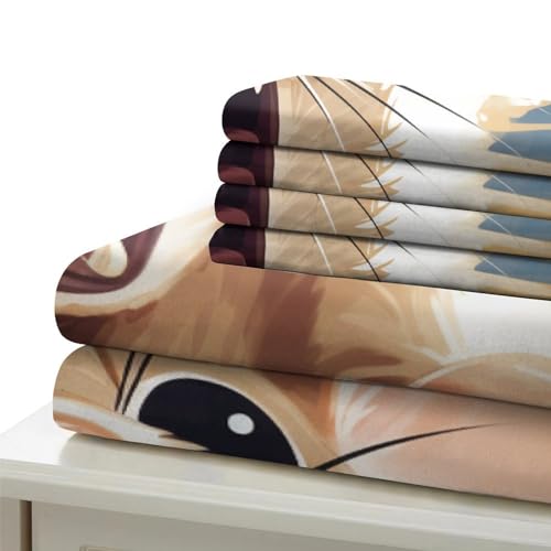 Housse de couette souris 3D hypoallergénique en microfibre douce