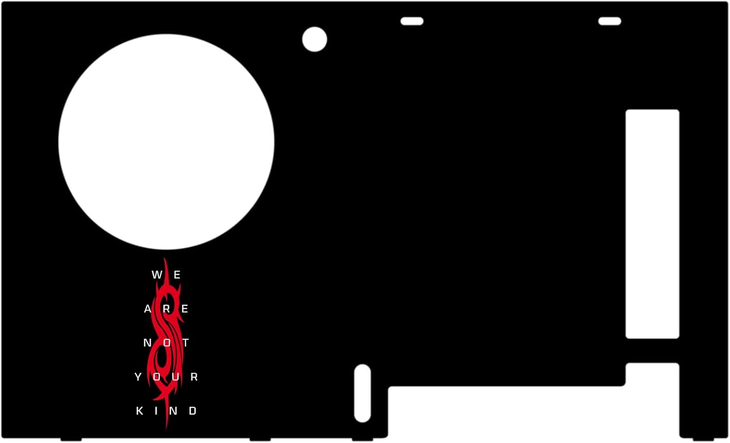 Head Case Designs Officially Licensed Slipknot Logo We are Not Your Kind Game Console Wrap Case Cover Compatible with Xbox Series S Console