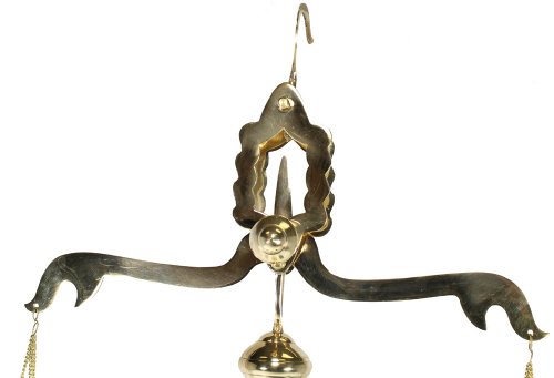 Báscula de equilibrio clásica de latón 24 pulgadas miniatura 2
