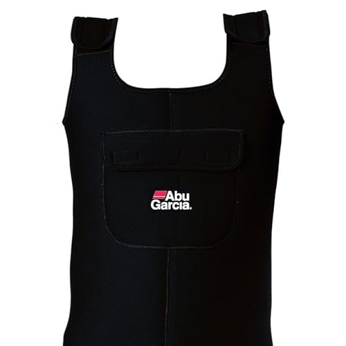 Abu Garcia Neoprene Fishing Waders - Wasserdichte Wathose mit integrierten Stiefeln und Filzsohlen für maximalen Grip, isoliert für Kaltwasserfischen, Waten und Outdoor-Aktivitäten XL 46/47