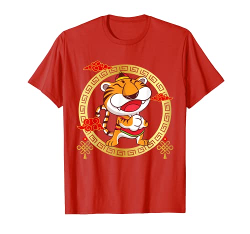Lindo zodiaco chino de lindos signos animales Año Nuevo lunar 2022 Camiseta