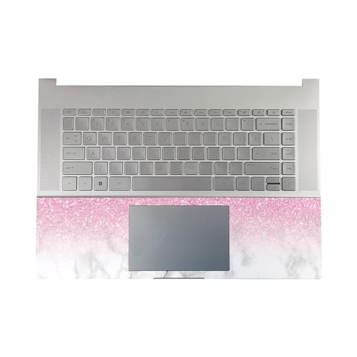 Image of Gaming Skin Compatible with HP Envy x360 16 inch (2023) - Marble Glitz - Premium 3M Vinyl Protective Wrap Decal Cover - Easy to Apply | Crafted in The USA by MightySkins