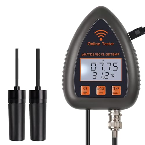 Tonefu�V�o�ꐅ������� �I�����C��WiFi PH���[�^�[ EC TDS SG ���x�e�X�^�[ �f�[�^���K�[ Tuya �����[�g�������j�^�[ ���� ������ ������ �v�[�� ���� ���k�͔| �����@ (WF991)