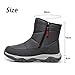 Xjrwac Men’s Waterproof Orthotic Winter Work Boots, Extreme Cold Protection, Non-Slip Durable Sole, All-Day Comfort Insulated (Gray, One Size, Adult, Men, 9, Numeric, US Footwear Size System, Wide)