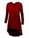 MBJ Womens Oversized High Low Tunic - Made in USA