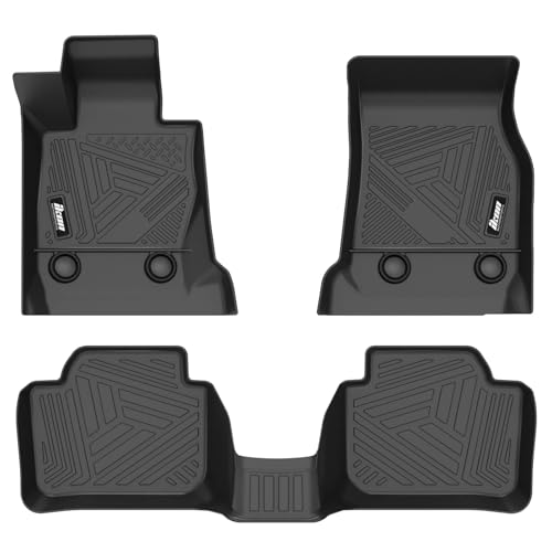IKON MOTORSPORTS 3D Molded TPE Floor Mats, Compatible with 2012-2018