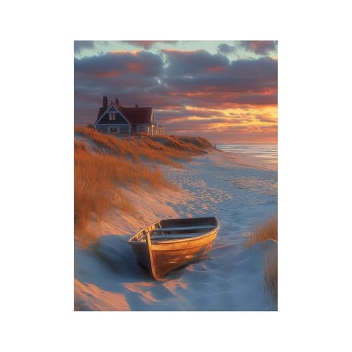 �������G �r�[�` �����h��G�� 55x40 cm �L�����o�X ���G�Z�b�g ��� �{�[�g �G���|�L�b�g �A�N�����G�̋� Paint by Numbers �G�� �E�H�[���A�[�g �C���e���A �̂��߂� Room Decoration Items �a�����v���[��