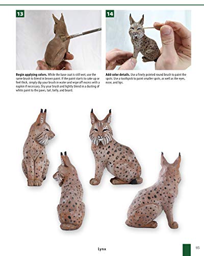 Whittling Flat-Plane Animals: 15 Projects to Carve with Just One Knife (Fox Chapel Publishing) Easy Woodcarving Designs for Reindeer, Bears, Ravens, Hares, and More; Beginner to Intermediate Projects - Image 6