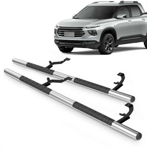 Par Estribo Lateral Tubular 2.1/2' Cromado Montana 2023 A 2025 Aço Carbono Kit Fixação Incluso