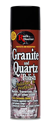 Rock Doctor Granite Polish Spray And Surface, 18 Oz. Can, Polish Tile, Marble, Kitchen Countertop, And Natural Stone Surfaces, Streak-Free Shine #TOP12