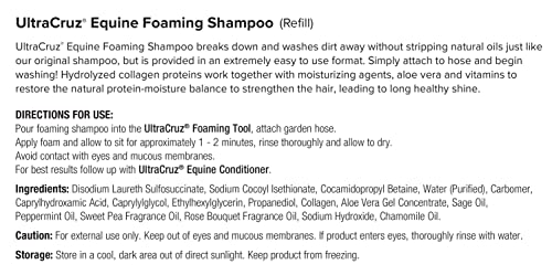 Ultracruz Equine Foaming Horse Shampoo, 5 Gallon Refill #TOP1