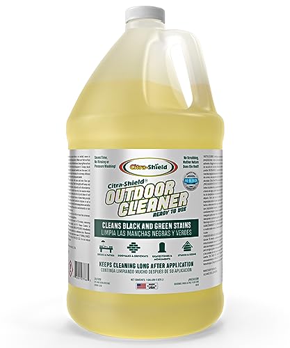 Outdoor - Concrete, Roof, Walls, Headstone, Deck, and Vinyl Siding Cleaner - RTU Outdoor Cleaner, Pack of 1