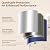 Electric Tank Water Heater, 8-Gallon Under Sink Instant Hot Water Tank?Equipped with Digital Temperature Display for RV, Camper, Kitchen, Food Truck?Wall or Floor Mounted, Blue