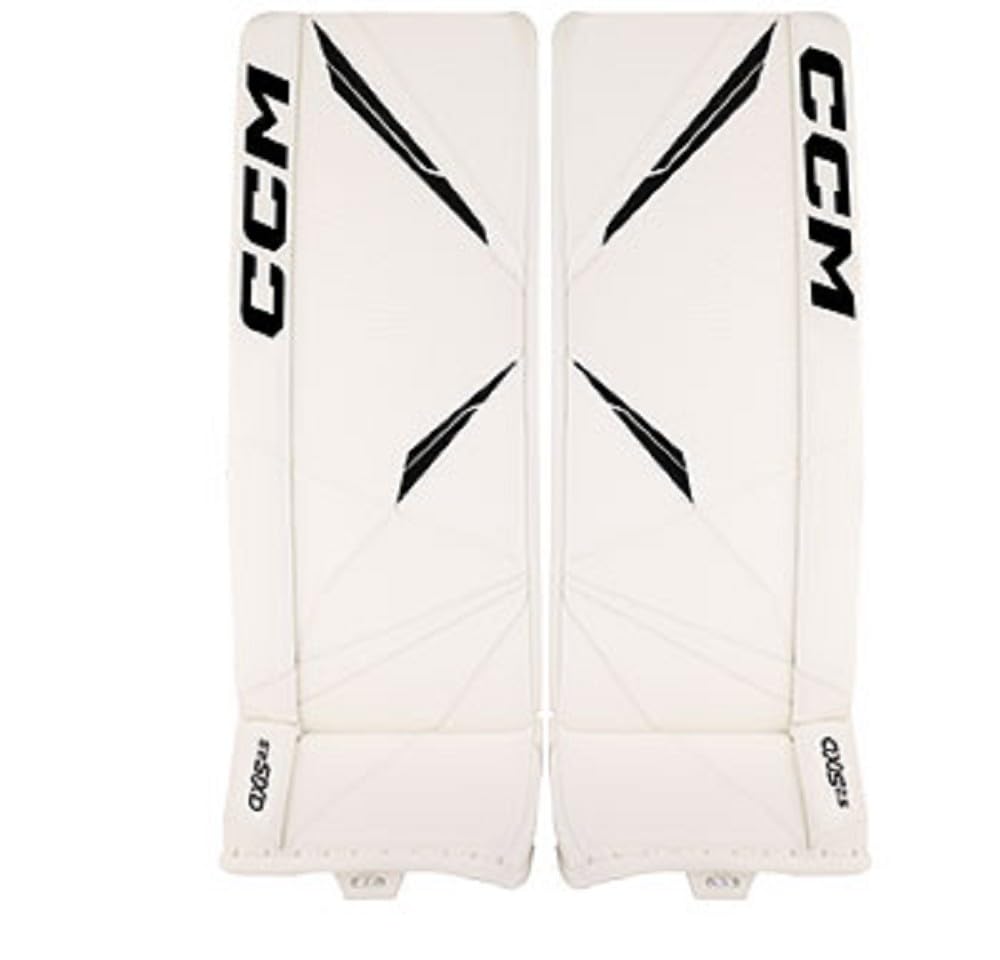 CCM Szyna bramkarska AXIS 2.5 Junior biało-czarna