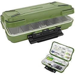 Aparejos Para Pescar Chipirones RiToEasysports Caja de Aparejos de Pesca ABS Impermeable contenedor de Almacenamiento de Pesca Accesorios de Pesca para Cebo y anzuelos(Verde)