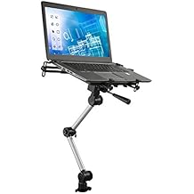 Mount-It! Laptop Vehicle Mount, No-Drill Computer Seat Mount, Full Motion Adjustable Design for Auto, Truck, Car, Van Use