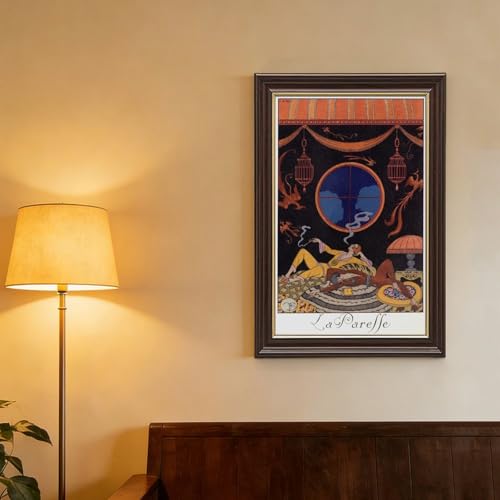 Impression sur toile Barbier La Paresse : la solution idéale pour vos murs de bureau vides - 4