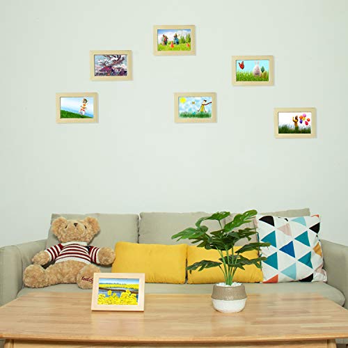 Vumdua 10 Pack Wood Picture Frames For Crafts, Unfinished Wood Photo Frames, Craft Frames Set For Arts Crafts, Diy Painting Projects - For Adults And Kids Craft (5 X7 Frame Size Holds 4 X6 Pictures) #TOP5