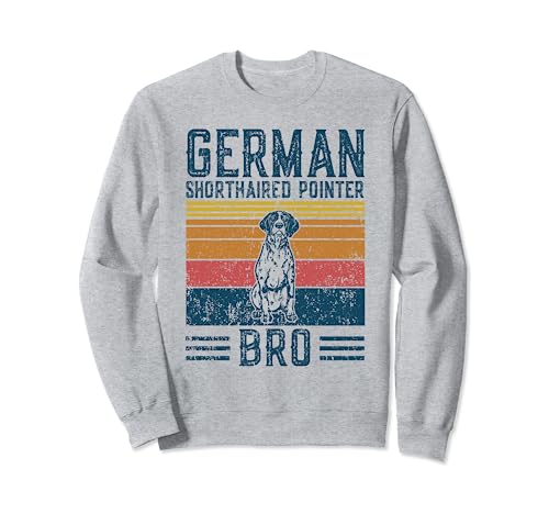 Hund GSP Bro - Vintage Deutsch Kurzhaar Bro Sweatshirt