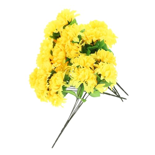 ABOOFAN Crisantemi Finti Per Tombe Fiori Commemorativi Artificiali Per Cimitero Disposizione Di Crisantemi Per Sepolcro All Aperto Decorazioni Di Fiori Finti Per Sacrificio