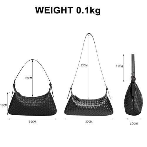Image of Handbags Shoulder Bags for Women Small Bags Women's Woven Tote Bag Crossbody Handbag Travel Hand Bag Purse Hobo