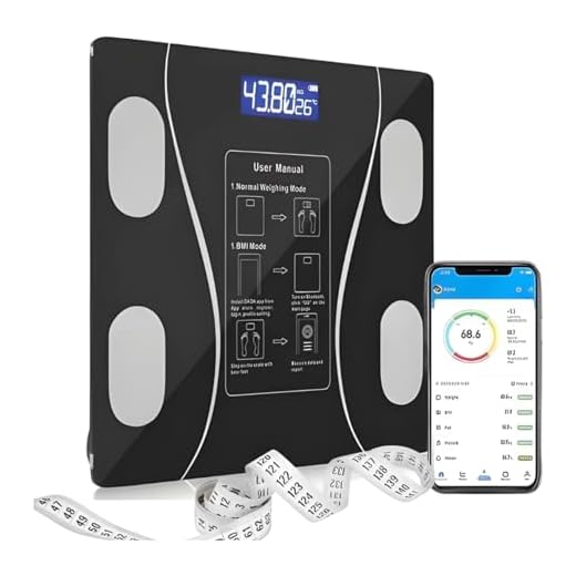 Balança Digital Corporal com Bioimpedância e Aplicativo Bluetooth para Monitoramento de Peso, Gordura Corporal e IMC, Compatível com Dispositivos iOS e Android, Capacidade de 180kg