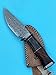 REG-HK-41 Custom Handmade Damascus Steel 10.00 Inches Knife- Colored Camel Bone and Marandi Wood Handle