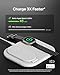 Belkin 3-in-1 MagSafe-Compatible iPhone Charger 15W, Foldable Magnetic Qi2-Certified Wireless Charging Station for iPhone 17, Apple Watch Series 10, AirPods 4, Pixel 10, w/Non-Slip Base & PSU - White