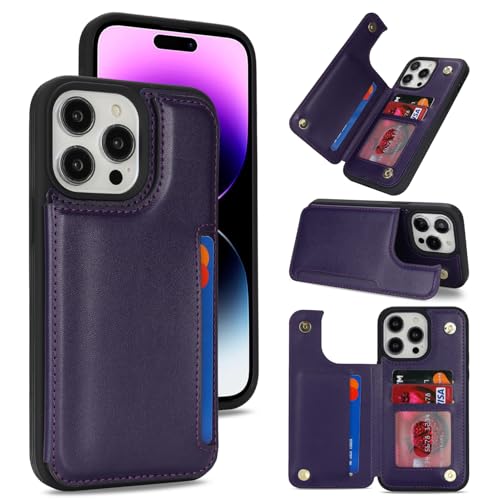 Étui portefeuille iPhone 14 Pro Max iCoverCase, une idée cadeau utile et élégante