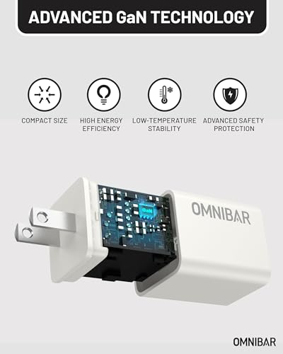 Image of 30W USB C Charger, Compact GaN PD 3.0 PPS Fast Wall Charger, White | Travel-ready • Pocket-size Design • Efficient Heat Management • Compatible with iPhone 17 /16, Galaxy S26 /S25, iPad, AirPods 4