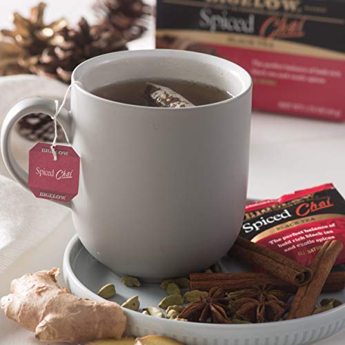 Bigelow Spiced Chai Black Tea, Caffeinated, 20 Count (Pack Of 6), 120 Total Tea Bags #TOP5