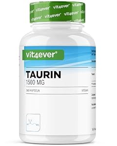 Vit4ever Taurin 1500mg - 365 Kapseln