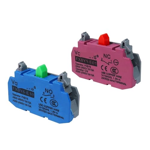 Interrupteur 22mm bouton d'avion FXBY6 rouge autobloquant Latching 3NO - 7