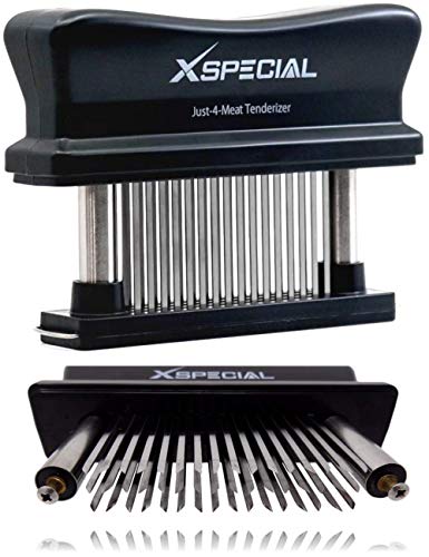 XSpecial Meat Tenderizer Tool 48-Blades Stainless Steel | Easy To Use & Clean
