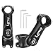 LERWAY Attacco Manubrio per Bici Accessori 0~60 ° Biciclette Gambi Manubrio Regolabile Componenti MTB per Biciclette in Lega di Alluminio (25.4mm)