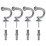 SENGLIDA Curtain Tie-Backs Hook,Wall Mounted Drapery Tassel Holders, Zinc Alloy Window Drapery Holdb