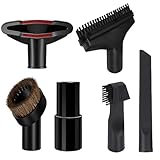 Veehaolu 6Pcs Vacuum Attachments Set, Compatible with Kar cher Vacuums, Includes Sofa Brush, 2-in-1 Nozzle, Flat Suction, Sofa Brush, Round Horsehair Brush 35mm to 32mm Adapter