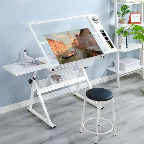 LIFE SKY Drafting Table Adjustable for Artists - Art