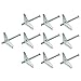 TAODAN 10pcs M6 Toggle Anchor Bolt Wing Bolts Wall Toggle Bolts