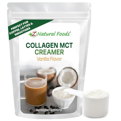 Z Natural Foods Collagen MCT Oil Creamer Powder - Unflavored, 0.5 lb