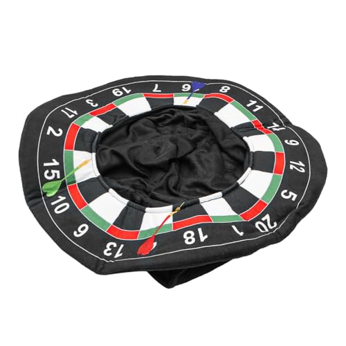 CENPEK Dartscheibe-Mütze, Unisex-Kostüm, Dartscheibe, neuartiges Sport-Accessoire, integrierte Kapuze, perfekt für Junggesellenabschiede, Kneipentouren und Sportveranstaltungen