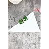 Sparkly Color Glass Post Earrings - Cushion Cut Solid, Square Lever, Round, Semi Precious Glitters Epoxy, For Women