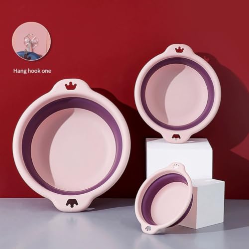 Lavabo plegable que ahorra espacio con bañera robusta de camping 4