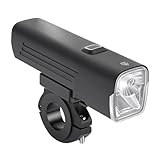 Zunate 1000LM Bike Light with 5000mAh Rechargeable Battery, Aluminum Alloy Bicycle Front Lamp with 360° Adjustable Mount for Night Riding and Outdoor Activities