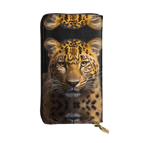 Portefeuille de voyage léopard long pour organiser toutes vos cartes