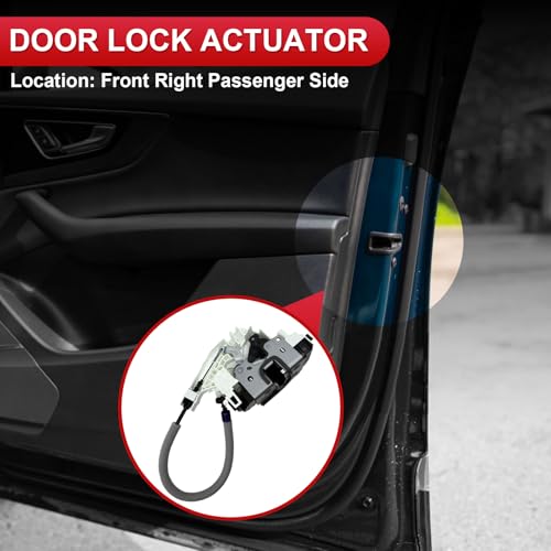 Image of 4 Pins Front Right Passenger Side Door Latch Lock Actuator Compatible with Mercedes-Benz C300 C350 C63 AMG E350 E550 E63 AMG GLK350,Replace for 2047201835,A2047201835