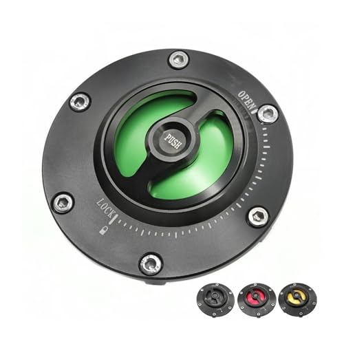 Cubierta de tanque de combustible de aluminio mecanizado para Ninja 300 2