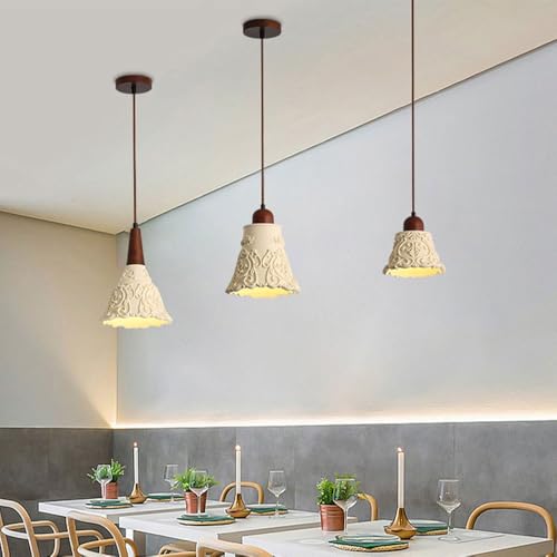 Accesorios de iluminación premium: Lámpara de techo estilo crema francesa texturizada E27 3